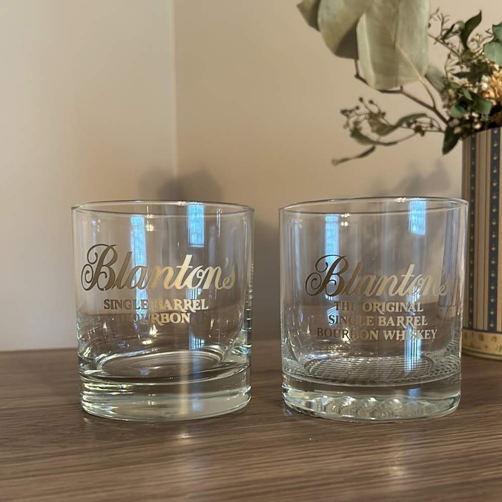 Pair of Blanton’s Bourbon Glasses